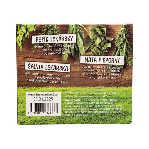 Bylinné tinktúry - zdravé telo